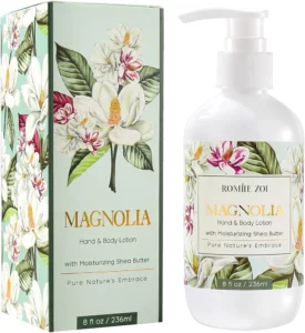 ROMIIE ZOI Daily Hand & Body Lotion with Moisturizing Shea Butter - Magnolia - 236 ML / 8 FL OZ