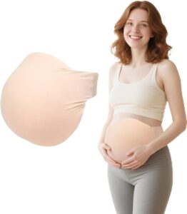 Halloween Fake Pregnancy Belly - Adjustable Memory Foam Bump for Costumes & Film Props