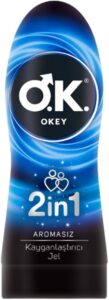 Okey 2 in 1 Aromasız Kayganlaştırıcı Jel 200 ml