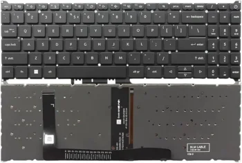 Laptop Backlit Keyboard for ACER Nitro V 15 ANV15-51-51H9 NH.QN8AA.006 English US Black New