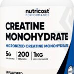 Nutricost Creatine Monohydrate Micronized Powder (1 KG) - Pure Creatine Monohydrate