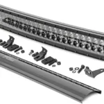 Rough Country 30" Black Series Curved Dual Row DRL CREE LED Light Bar - 72930BD