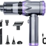 AEE® Kablosuz Güçlü Araç Süpürgesi ve Hava Üfleyici | 20000Pa Turbo Vakum Gücü | 3 Kademeli Fırçasız Motor | Şarjlı Mini El Süpürgesi | HEPA Filtreli Oto Süpürgesi | Ev Ofis Araba Temizlik Makinesi |
