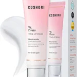 COSNORI W. Dress Tone-up Cream -Quick Skin Tone Balancer – Evens Out Complexion - No Makeup Natural Look - Long-Lasting Hydrating & Sebum Control Face and Body – Vegan, No Animal Tested – 1.7 fl. oz.
