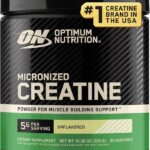 Optimum Nutrition Micronized Creatine Monohydrate Powder, Unflavored, 60 Servings, 300 Grams (Packaging May Vary)