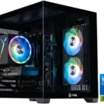 ABS Flux II Aqua Gaming PC - Windows 11 - Intel Core 5 120 - Nvidia GeForce RTX 5060 8GB - DLSS 4 - 32GB DDR4 3200 - 1TB M.2 SSD