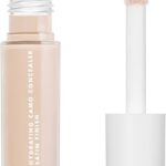 e.l.f. Hydrating Camo Concealer, Covers Blemishes & Under-Eye Circles, Full-Coverage & Delivers A Satin Finish, Vegan & Cruelty-Free, Fair Beige