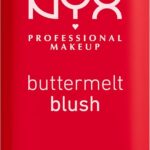 NYX Professional Makeup Buttermelt Blush- Face Makeup BUTTERMELT BLUSH 12H WEAR HIGH PIGMENT POWDER BLUSH, BUTTA CHERRY POP, BUTTA CHERRY POP, 0.17 oz