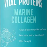 Vital Proteins Marine Collagen Peptides Powder Supplement for Skin Hair Nail Joint - Hydrolyzed Collagen - 12g per Serving - 7.8 oz Canister