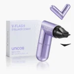 Unicos Winged Eyeliner Stamp - 90° Ergonomic Cat Eye Makeup Tool with Dual-Sided L/R Symmetry, Waterproof & Smudge-Proof Liquid Eye Liner Pen, 2.1ml High Capacity, Long Lasting Finish, 15mm
