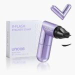 Unicos Winged Eyeliner Stamp - 90° Ergonomic Cat Eye Makeup Tool with Dual-Sided L/R Symmetry, Waterproof & Smudge-Proof Liquid Eye Liner Pen, 2.1ml High Capacity, Long Lasting Finish, 12mm