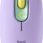 Logitech POP Mouse, Compact and Portable Wireless Bluetooth Mouse with Programmable Buttons and Quiet Clicks, Easy-Switch Between up to 3 Devices, Laptop, Tablet, PC - Daydream Mint