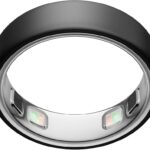 Oura Ring 5 - Stealth - Size 13 - World’s Smallest Smart Ring - Sleep, Activity, Women’s Health, AI Advisor, 1 Week of Battery Life, Size Before You Buy, Android & iOS Compatible