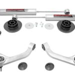 Rough Country 3" Suspension Lift Kit with N3 Struts & N3 Rear Shocks for Ram 1500 4WD (2012-2018) - Silver Upper Control Arms