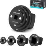 DURATECH Low Profile Impact Socket Adapter Set, 4‑Piece, Magnetic Design