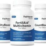 Fairhaven Health FertilAid for Men, MotilityBoost, and Countboost Combo | Fertility Supplements for Men | Male Fertility Supplement with Conception for him Prenatal Vitamin
