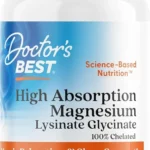 Doctor's Best High Absorption Magnesium Glycinate Lysinate, 120 Count