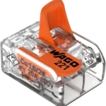 واجو 221-412 2-Conductor Compact Splicing Connectors (Pack of 16) موصل سلكي