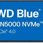 Western Digital 4TB WD Blue SN5000 NVMe Internal Solid State Drive SSD - PCIe Gen 4.0, M.2 2280, Up to 5,500 MB/s - WDS400T4B0E [New Generation]