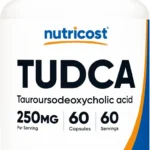 Nutricost Tudca 250mg, 60 Capsules (Tauroursodeoxycholic Acid) Gluten Free