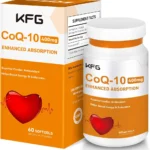 KFG CoQ10 400mg Softgels, Coenzyme Q10 Supplements Support Heart Health, Cardiovascular Health, Immune System & Cellular Energy Production, Gluten Free