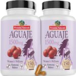 Peruvian Naturals Aguaje Capsules for Women, 300 Pills – Natural Curves for Female Health Supplement, Buriti Fruit, Non-GMO, Vegan, Pack of 2