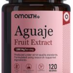 Amalth Aguaje Curves Capsule for Women 1000 mg- Extra Strength from Peru Natural Supplements- 120 Capsules Non- GMO Premium Quality Pills