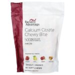 Calcium Citrate Chewy Bite, Sugar-Free, Assorted Fruit, 90 Soft Chews