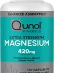 Qunol Magnesium 420mg, Extra Strength, High Absorption, Vegetarian, 180ct