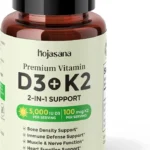 Vitamin D3 K2 5000IU 100mcg MK-7 for Bone, Immune & Heart Support