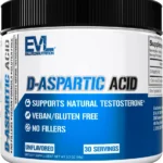 EVL D-Aspartic Acid Testosterone Support Powder for Men - Unflavored
