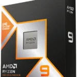 معالج AMD Ryzen 9 9950X3D للألعاب وإنشاء المحتوى: 16 نواة CPU، 32 خيط، 5.7 جيجاهرتز أقصى تردد معزز، 4.3 جيجاهرتز تردد أساسي، مقبس وحدة المعالجة المركزية AM5، رسومات AMD Radeon - فضي
