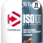 Dymatize ISO100 Protein Powder, 100% Whey Isolate, Gourmet Chocolate