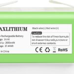 14.4V 2600mAh Replacement Battery for Eufy RoboVac and Deebot