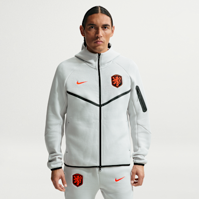 Netherlands Tech Fleece Windrunner Men's Nike Soccer Full-Zip Hoodie